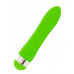 Зеленый водонепроницаемый вибратор - 14 см.