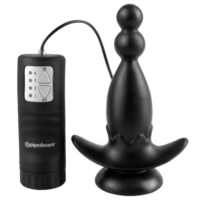 Анальный вибростимулятор с широким основанием Vibrating Anal Anchor - 14 см.