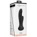 Черный вибратор G-Spot and Clitoral Vibrator Flair - 17,5 см.