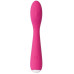 Ярко-розовый G-стимулятор IRIS Clitoral   G-spot Vibrator - 18 см.