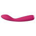 Ярко-розовый G-стимулятор IRIS Clitoral   G-spot Vibrator - 18 см.