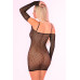 Эротическое платье с длинным рукавом Bad Intentions Fishnet Mini Dress