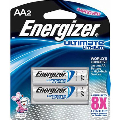 Батарейки Energizer Ultimate Lithium FR6/L91 AA - 2 шт.