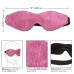 Розово-черная маска на резинке Tickle Me Pink Eye Mask