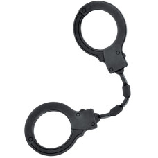 Черные силиконовые наручники A-Toys без ключа