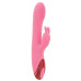Розовый вибратор HEATING BRUSH BUNNY со стимулятором клитора и нагревом - 24 см. Розовый вибратор HEATING BRUSH BUNNY со стимулятором клитора и нагревом - 24 см.