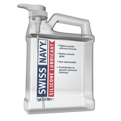 Канистра лубриканта на силиконовой основе Swiss Navy Silicone Based Lube - 3,8 л.