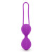 Фиолетовые вагинальные шарики на силиконовом шнурке
