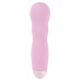 Нежно-розовый мини-вибратор Cuties Mini - 12,4 см.