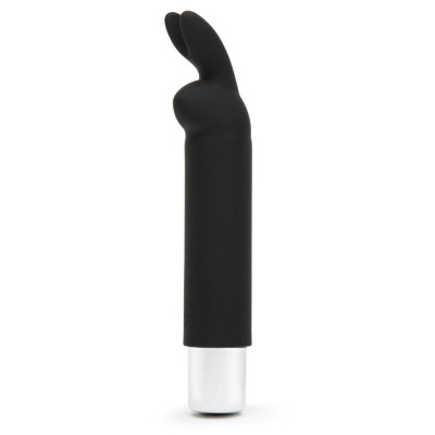 Черный мини-вибратор Greedy Girl Bullet Rabbit Vibrator - 12,7 см.