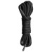 Черная веревка для бондажа Easytoys Bondage Rope - 5 м.