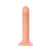 Телесный фаллос на присоске Silicone Bendable Dildo XL - 20 см.