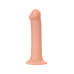 Телесный фаллос на присоске Silicone Bendable Dildo XL - 20 см.