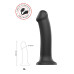 Черный фаллос на присоске Silicone Bendable Dildo XL - 20 см.