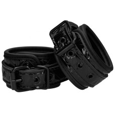 Черные поножи Luxury Ankle Cuffs