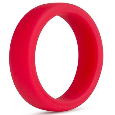 Красное эрекционное кольцо Silicone Go Pro Cock Ring