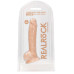 Телесный фаллоимитатор Silicone Dildo With Balls - 22,8 см.