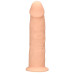 Телесный фаллоимитатор без мошонки Silicone Dildo Without Balls - 19,2 см.