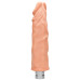 Телесный вибратор-реалистик Vibrating Dildo - 27,5 см.