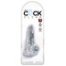 Прозрачный фаллоимитатор King Cock Clear 4  Cock with Balls - 12,7 см.