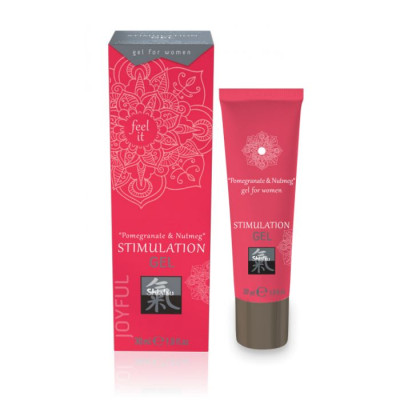 Возбуждающий интимный гель для двоих STIMULATION GEL Pomegranate   Nutmeg - 30 мл.