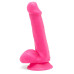 Розовый фаллоимитатор Happy Dicks Dildo 6 inch Balls - 15,2 см.