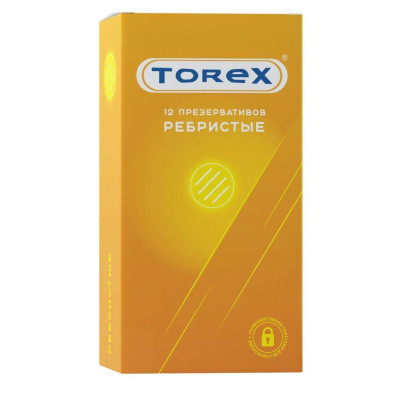 Текстурированные презервативы Torex  Ребристые  - 12 шт.