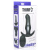 Черная анальная вибропробка Kinetic Thumping 7X Prostate Anal Plug - 13,3 см.