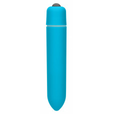 Голубая вибропуля Speed Bullet - 9,3 см.