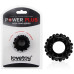 Черное эрекционное кольцо POWER PLUS Cockring