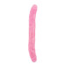 Розовый двусторонний фаллоимитатор 12.8 Inch Dildo - 32,5 см.