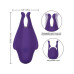 Фиолетовые виброзажимы для сосков Nipple Play Rechargeable Nipplettes