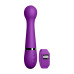 Фиолетовый вибромассажер Kegel Wand - 18,5 см.