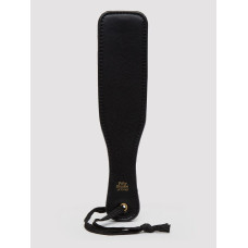 Черная шлепалка Bound to You Faux Leather Small Spanking Paddle - 25,4 см.