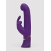 Фиолетовый вибратор Greedy Girl Power Motion Thrusting Rabbit Vibrator - 21,6 см.