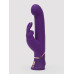 Фиолетовый вибратор Greedy Girl Power Motion Thrusting Rabbit Vibrator - 21,6 см.