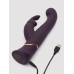 Фиолетовый вибратор-кролик Greedy Girl G-Spot Stroker Rabbit Vibrator - 24,1 см.