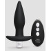 Черная вибровтулка Relentless Vibrations Remote Control Butt Plug - 11,4 см.