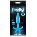 Голубая анальная пробка Firefly Prince Medium - 12,7 см.