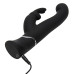 Черный вибратор-кролик G-Spot Stroking Vibrator - 24,2 см.