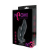 Черный вибратор N 35 RECHARGEABLE DUO VIBRATOR - 17,5 см.