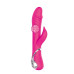 Розовый вибратор-ротатор N 40 RECHARGEABLE DUO VIBRATOR - 23 см.