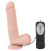 Телесный вибратор-ротатор Medical Silicone Rotating Vibrator - 20 см.