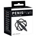 Черный силиконовый расширитель Penis Plug with Glans Cage