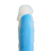 Голубой фаллоимитатор-реалистик So Divine Blue Mamba Dildo - 19 см.