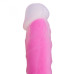 Ярко-розовый фаллоимитатор-реалистик So Divine Glorious Real skin feel pink dildo - 19 см.