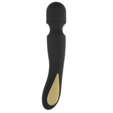 Черный wand-вибромассажёр Zenith Massager - 23 см.