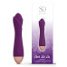 Фиолетовый вибратор Ooh La La Flower Vibrator - 18 см.