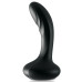 Черный массажер простаты Ultimate Silicone P-Spot Massager - 13,9 см.