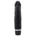 Черный вибратор-реалистик Thick Realistic Dildo - 19,5 см.